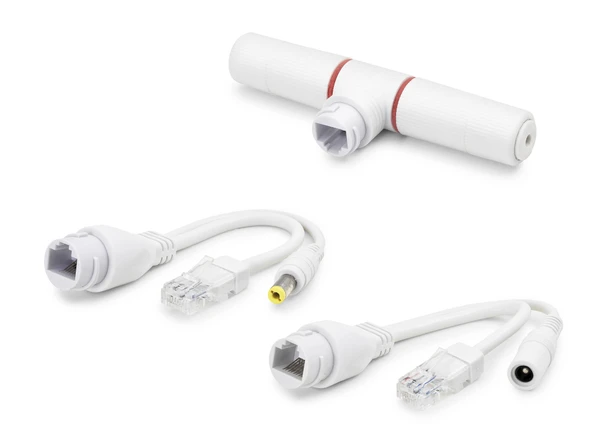 Poe Combiner Mux 2 In 1 Rj45 Veri + Güç Birleştirici Adaptör - Beyaz Hdx5550 ürün görseli 1