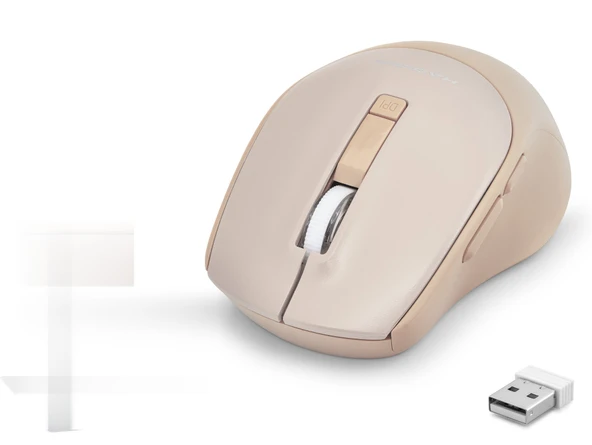 Kablosuz Mouse 600/1600 Dpi - Altın Hdx3408P ürün görseli 1