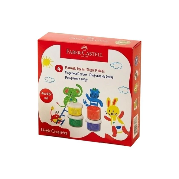 Faber Castell L.Creatives Parmak Boyası 4'lü ürün görseli 1