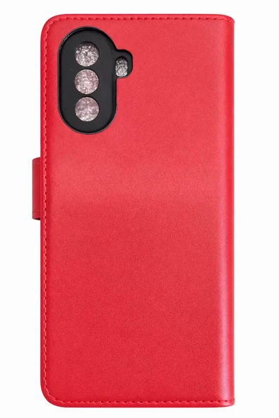 Newface Huawei Nova Y70 Trend S Plus Kapaklı Kılıf - Kırmızı ürün görseli 1