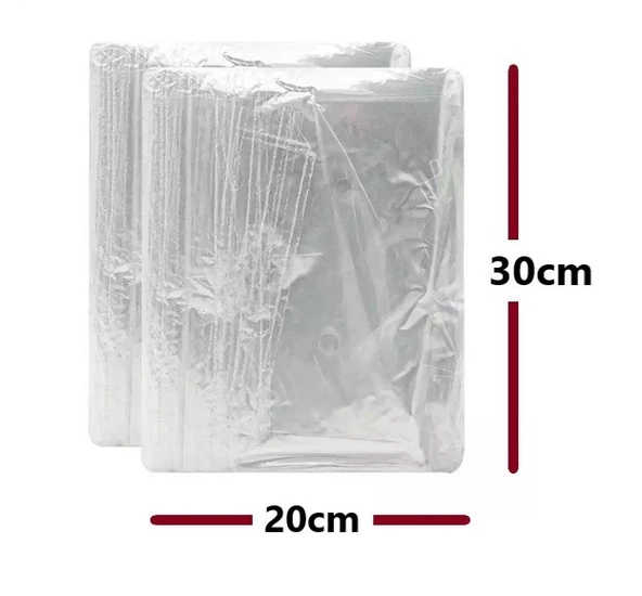 Jokey Ambalaj 20x30cm Esnek Dayanıklı Bantsız 8mic. NaYlon Bakliyat Poşeti Aksesuar Torbası (1kg) ürün görseli 1