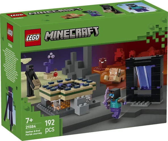 LEGO Minecraft 21584 Nether and End Portal Journey ürün görseli 1