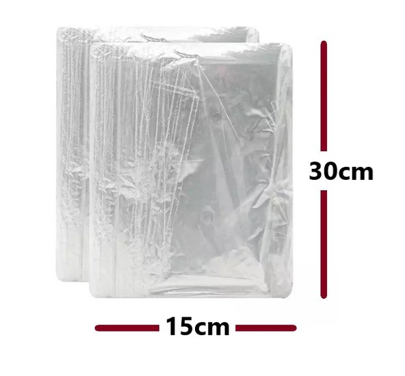 Jokey Ambalaj 15x30cm Esnek Dayanıklı Bantsız 8mic. NaYlon Bakliyat Poşeti Aksesuar Torbası (1kg) ürün görseli 1