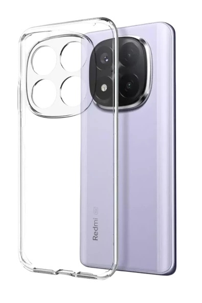 Newface Xiaomi Redmi Note 15 Pro Plus 5G Lüx Şeffaf Silikon - Şeffaf ürün görseli 1
