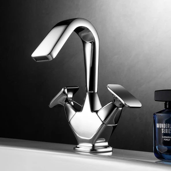 FK-1011 Krom Lavabo Bataryası - Resim 2