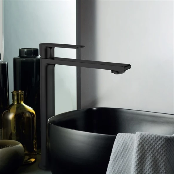 FM-2325 Siyah Lavabo Bataryası - Resim 2