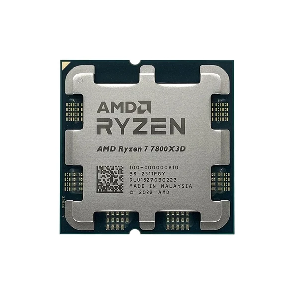 AMD Ryzen 7 7800X3D Sekiz Çekirdek 4.2 GHz Kutusuz Fansız İşlemci ürün görseli 1