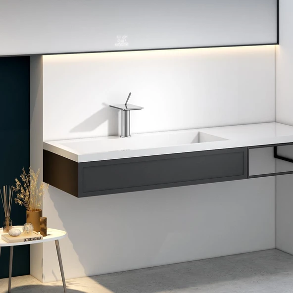 FJ-5011 Krom Lavabo Bataryası - Resim 2