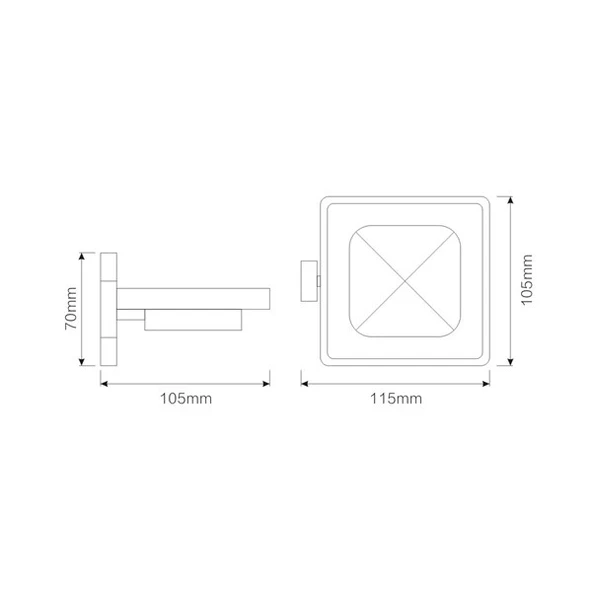FC-60102 Krom Sabunluk - Resim 2