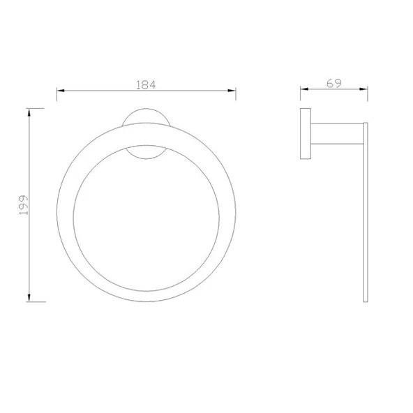 FC-30105 Krom Havluluk - Resim 2