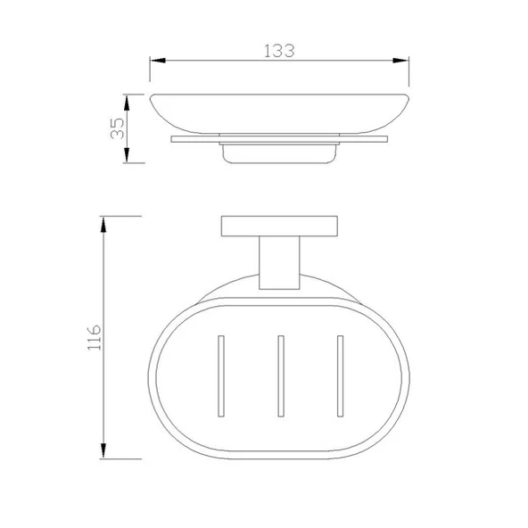FC-40102 Krom Sabunluk - Resim 2