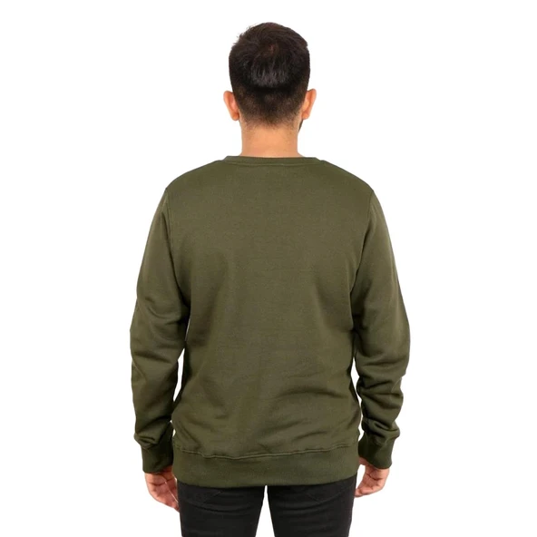 Superfly Bisiklet Yaka Erkek Basic Sweatshirt SPF101222216032 - Resim 4