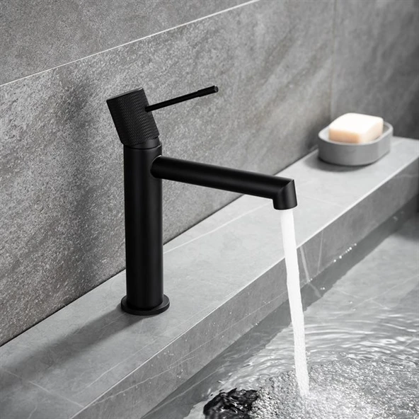 FM-2115 Siyah Lavabo Bataryası - Resim 4