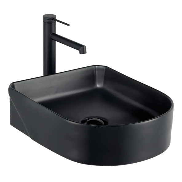 EH-5110MS Tezgah Üstü Lavabo Mat Siyah ürün görseli 1
