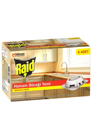 RAİD HAMAM BÖCEĞİ YEMİ 6 LI ürün görseli 1