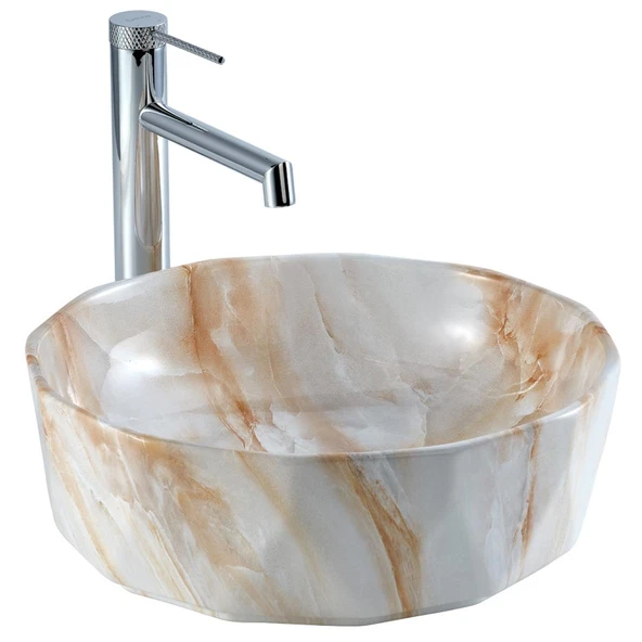 E-2110M2 Tezgah Üstü Porselen Lavabo ürün görseli 1