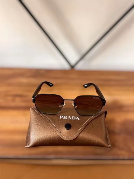 PRADA SİYAH DEGRADE KARE GÜNEŞ GÖZLÜĞÜ ürün görseli 1