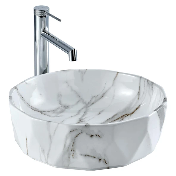 E-2110M1 Tezgah Üstü Porselen Lavabo ürün görseli 1