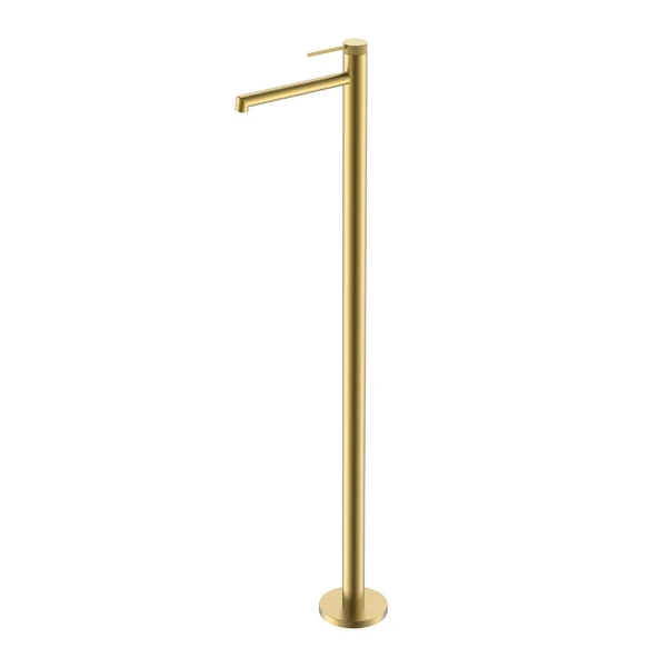FJ-9212 Mat Altın Ayaklı Lavabo Bataryası ürün görseli 1