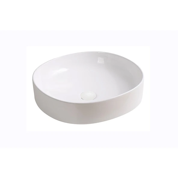 EY-4711 Tezgah Üstü Lavabo Parlak Beyaz ürün görseli 1