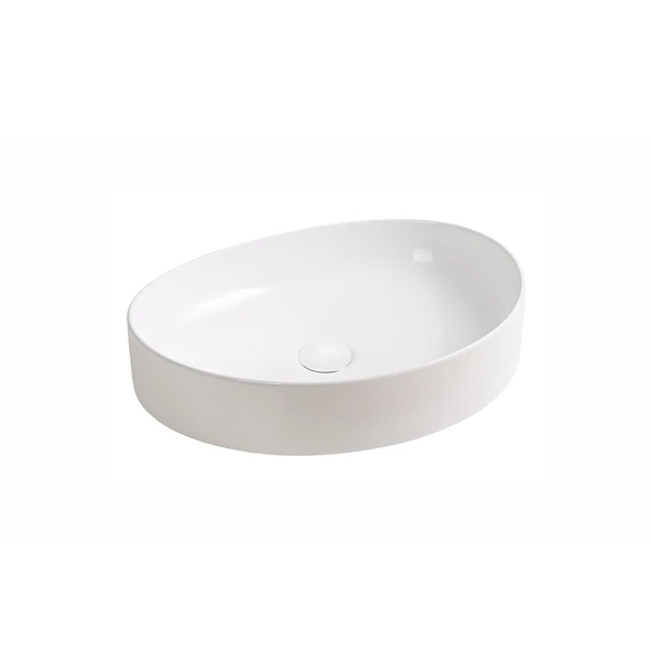 EY-4713 Tezgah Üstü Lavabo Parlak Beyaz ürün görseli 1