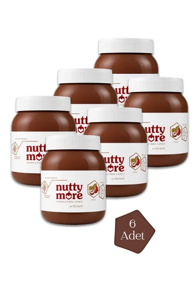 Nuttymore Kakaolu Fındık Ezmesi %13 700 gr x 6 Adet ürün görseli 1