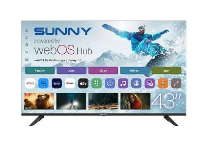 Sunny SN43FMLN Full HD 43" 109 Ekran Uydu Alıcılı webOS Smart LED TV ürün görseli 1