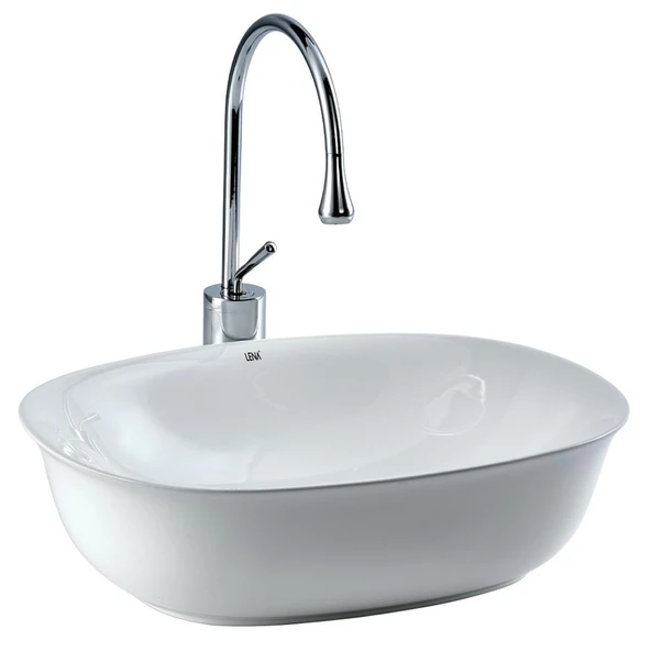 EH-4600 Tezgah Üstü Lavabo Beyaz ürün görseli 1