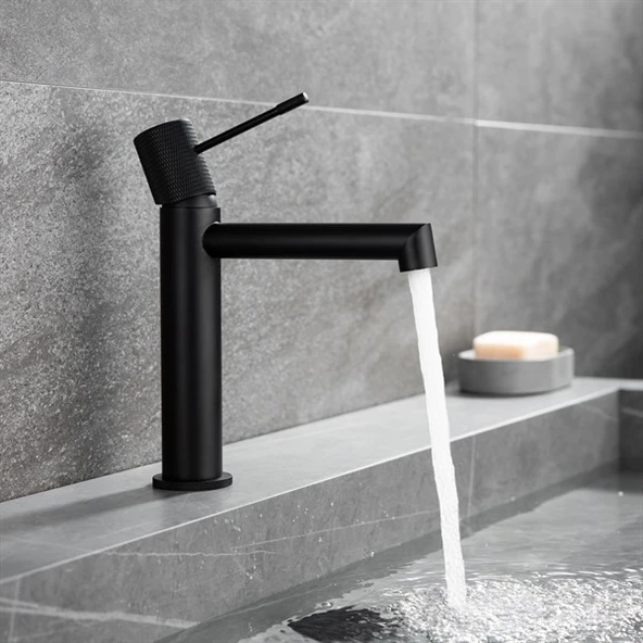 FM-2115 Siyah Lavabo Bataryası - Resim 3