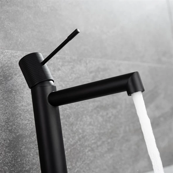 FM-2115 Siyah Lavabo Bataryası - Resim 5
