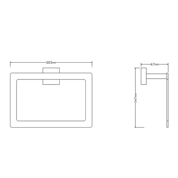 FC-50105 Krom Havluluk - Resim 2