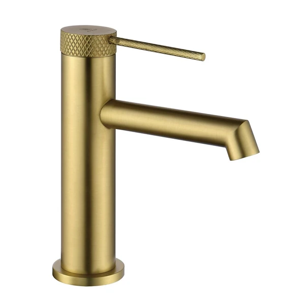 FJ-1012 Fırçalanmış Altın Lavabo Bataryası ürün görseli 1