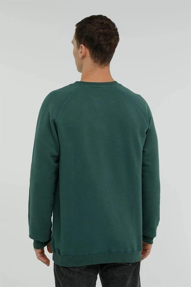 Superfly Bisiklet Yaka Erkek Basic Sweatshirt SPF101232323607 - Resim 2