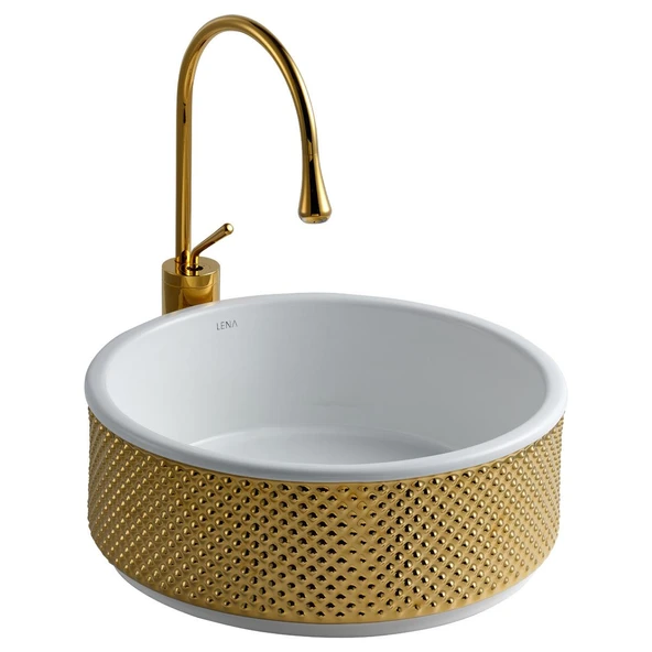 E-4006A Tezgah Üstü Porselen Lavabo ürün görseli 1