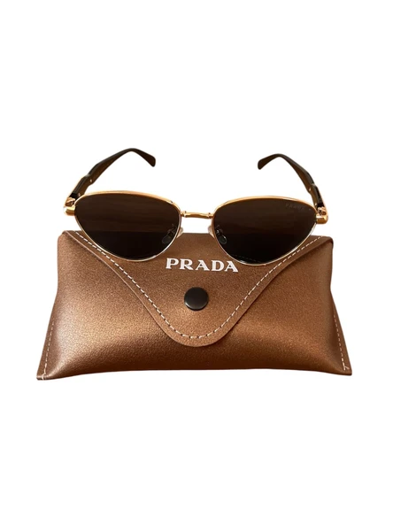 PRADA GOLD ÇERÇEVE KADIN GÜNEŞ GÖZLÜĞÜ ürün görseli 1