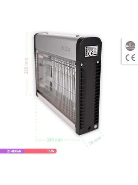 Ack Sinek ve Uçan Haşere Öldürücü 220V 16W - Resim 4