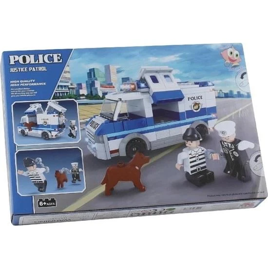 Asya Oyuncak Ant Bricks 217 Parça Polis Seti 0131-23502 ürün görseli 1