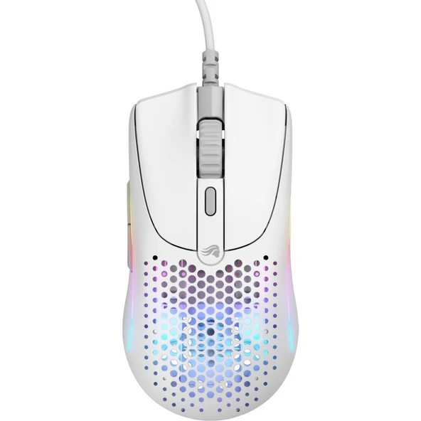 Glorious Model O 2 Mini 49 Gram 6 Düğmeli Kablolu Mouse Beyaz ürün görseli 1