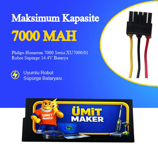 Philips Homerun 7000 Serisi XU7000/01 Robot Süpürge 7000 mAh Batarya ürün görseli 1