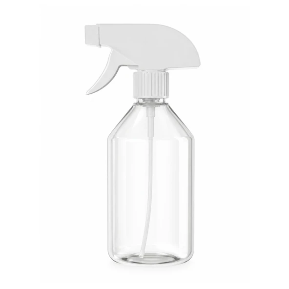 (1 Adet) 500 ml Şeffaf Cam Görünümlü 20 cm Çok Amaçlı Sprey Şişesi Kuaför Bitki Temizlik Püskürtme ürün görseli 1
