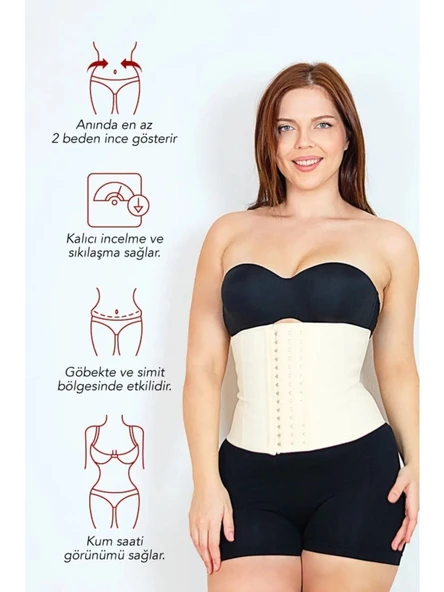 Kısa Latex Korse Ten - Resim 2