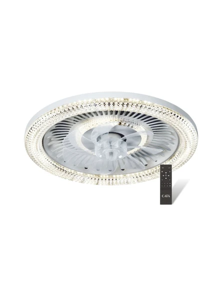 Cata CT-3012 Kristal Ledli Tavan Vantilatörü 40W Kumandalı Modern Tasarım ile Ev İçin Kullanım Ct 3012 ürün görseli 1