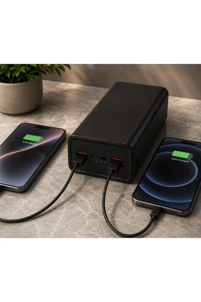 ENERX ENR-P40C 40.000 Mah 2.1A LED Göstergeli Powerbank ürün görseli 1