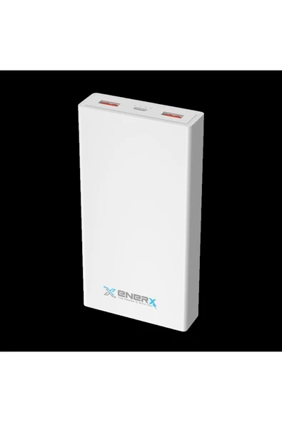 ENERX Powerbank 20000 Mah 2.1 Amper Enr-p20c Beyaz ürün görseli 1