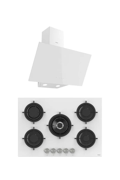 Ferre MEGA SERİSİ 2'Lİ ANKASTRE SET OCAK+DAVLUMBAZ (D078-RS036) ürün görseli 1