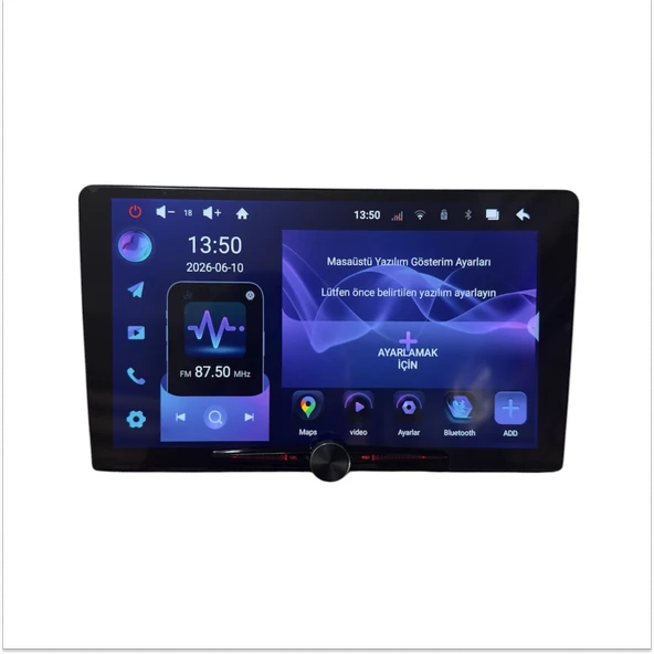 Zirve Performans, Kusursuz Ses: 9" Premium Android Multimedya Sistemi (Geri Görüş Kamerası Hediyeli!) ürün görseli 1