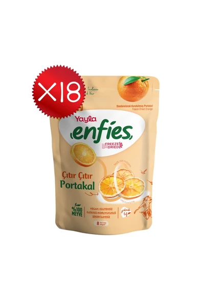 Yayla Enfies Freeze Dried Portakal 20 g x 18 Adet ürün görseli 1