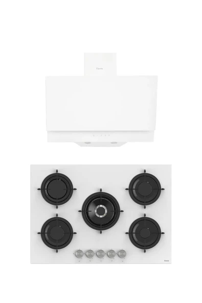 Ferre MEGA SERİSİ 2'Lİ ANKASTRE SET OCAK+DAVLUMBAZ (D017-RS036) ürün görseli 1