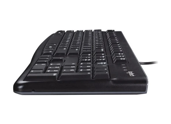 Logitech MK120 Kablolu Q Klavye Mouse Set Siyah - Resim 3