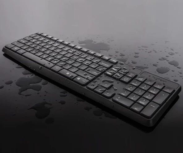 Logitech MK270 Kablosuz USB Türkçe Q Klavye Mouse Seti Siyah - Resim 5